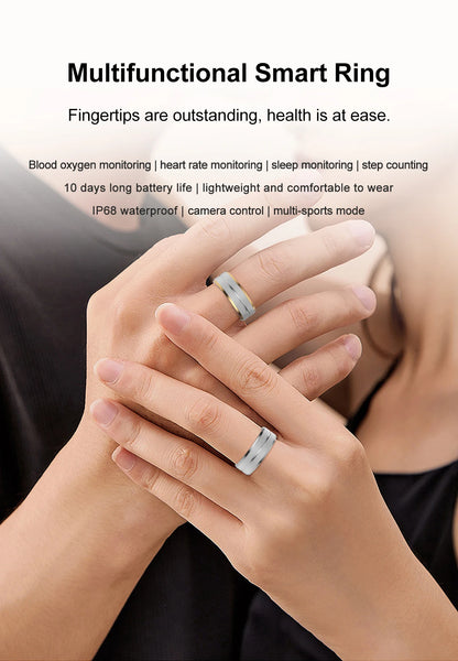 Smart Health Monitoring Waterproof Fitness Ring