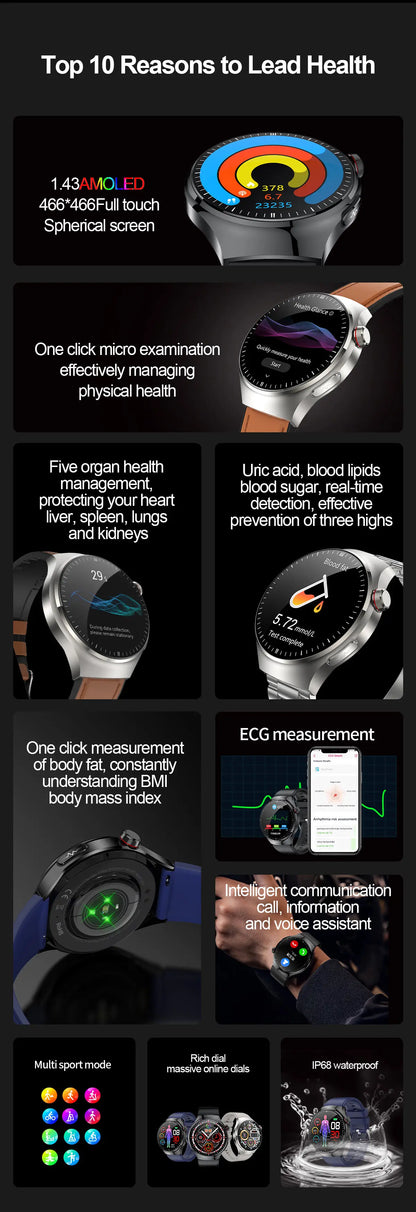 Smart Health Watch with Medical Features