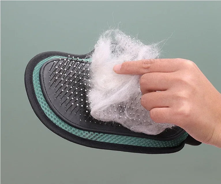 Pet Grooming Glove for Cats & Dogs