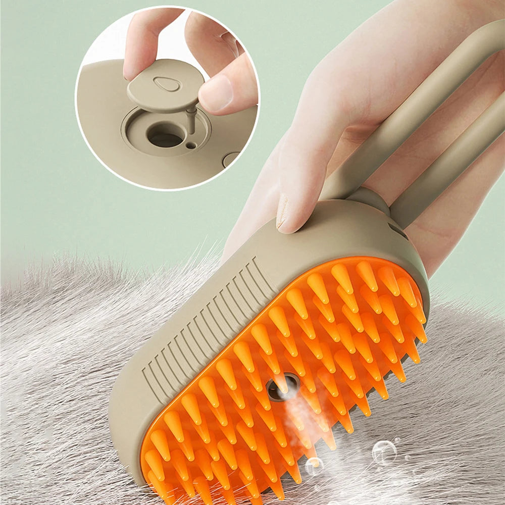 3-in-1 Pet Grooming & Massage Tool