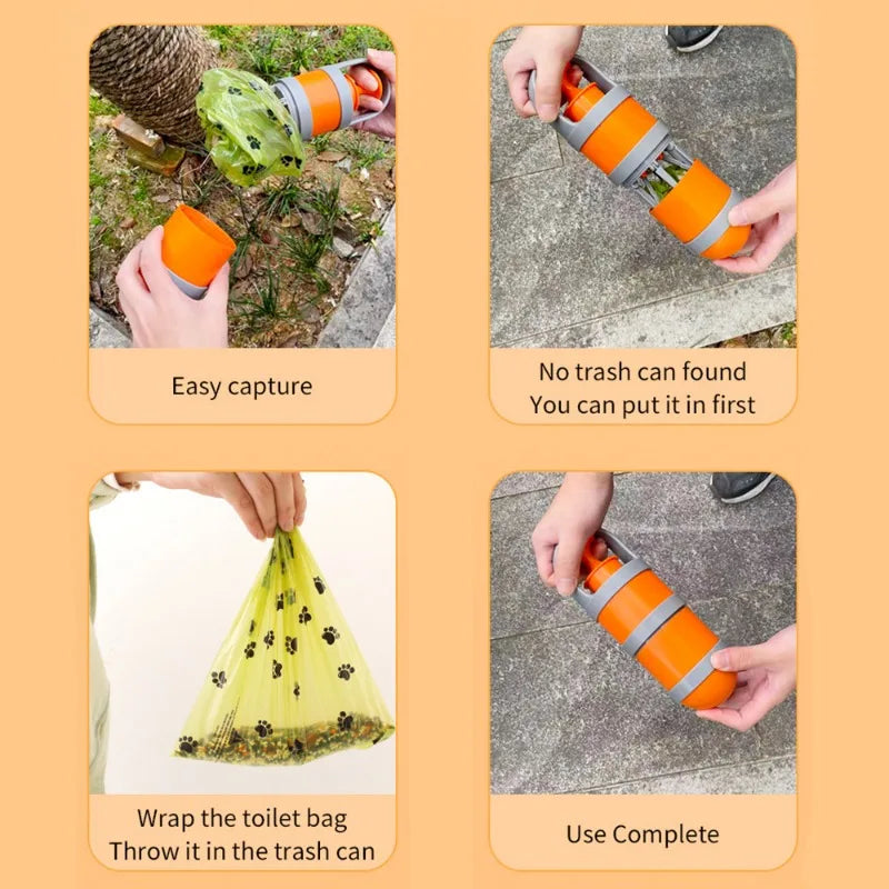 Portable Dog Poop Scooper for Easy Cleanup