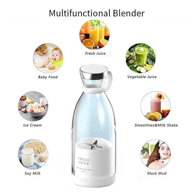 Portable Rechargeable Juicer Blender 350ml