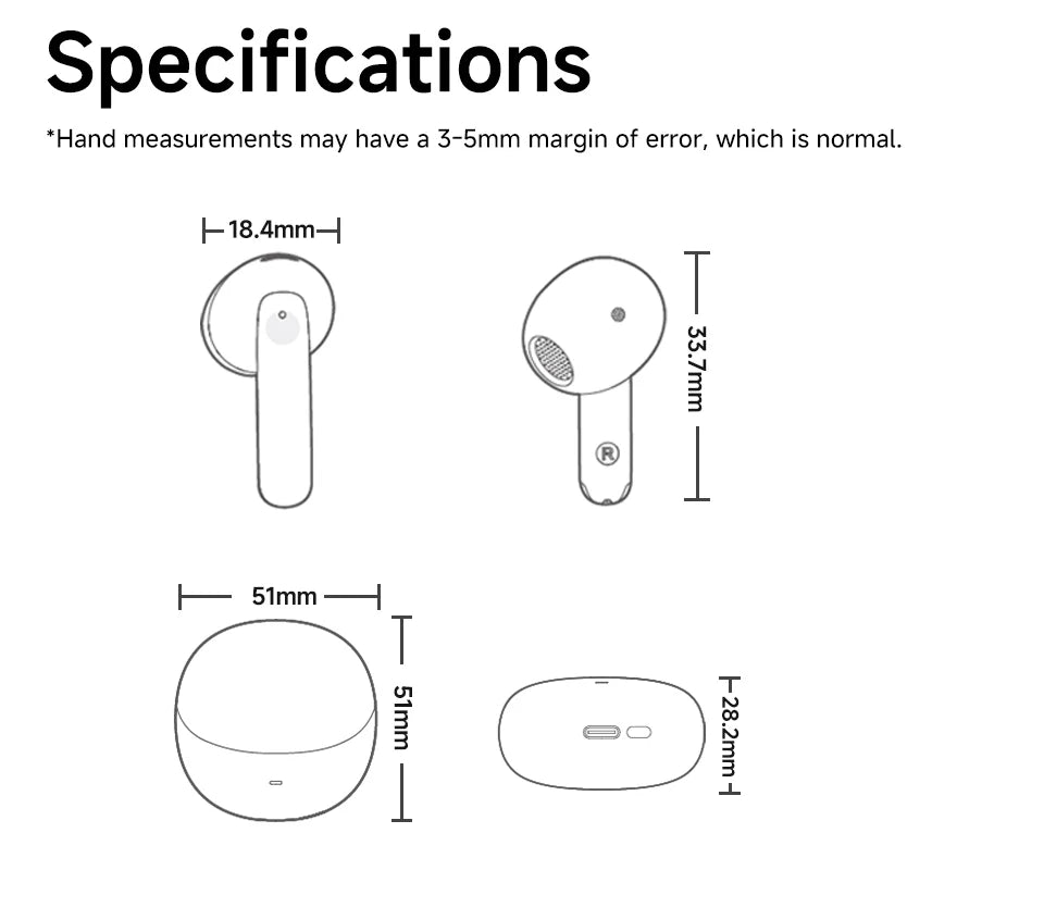 QCY HT10 AilyBuds Pro+ ANC Earbuds