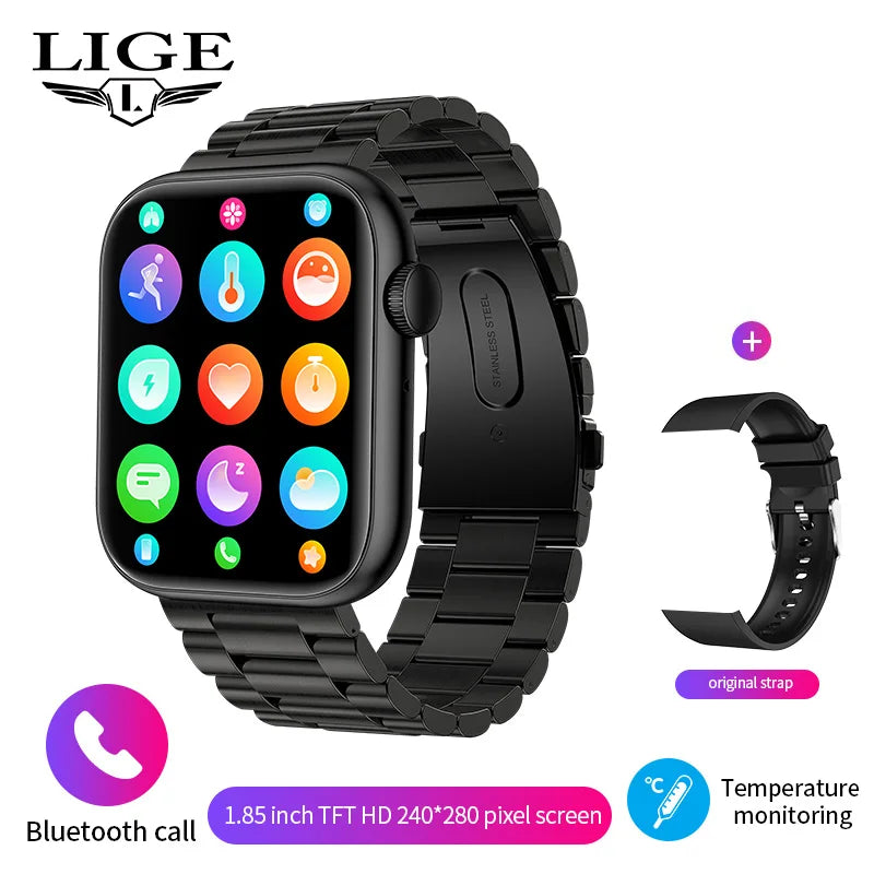 LIGE Smartwatch 2024 with Bluetooth