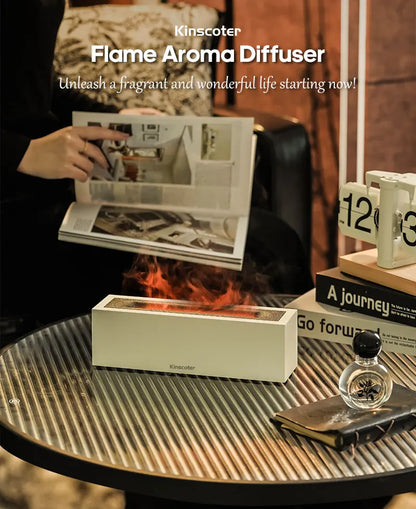 KINSCOTER Ultrasonic Flame Aroma Diffuser