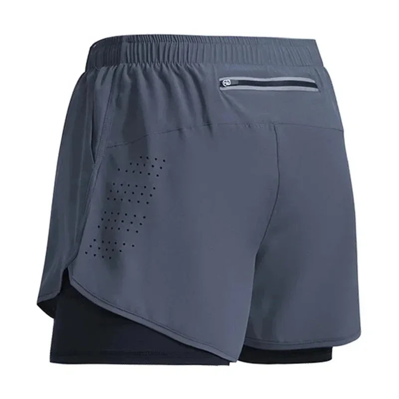 Men's 2-in-1 Quick Dry Training Shorts