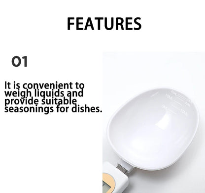 High-Precision LCD Digital Weighing Spoon