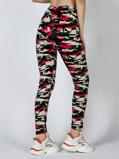 Stylish Camouflage Push-Up Fitness Leggings