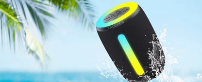 TWS Waterproof Bluetooth LED Speaker